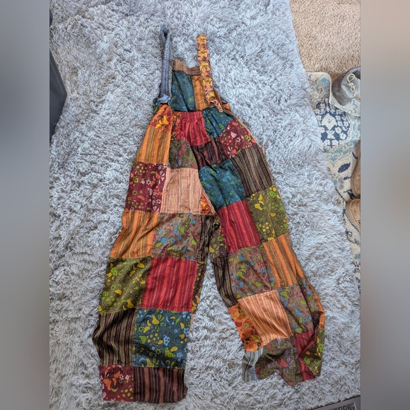 Patchwork Multicolor Jumpsuit - Picture 2 of 5